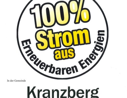 100 % Strom aus Erneuerbaren Energien