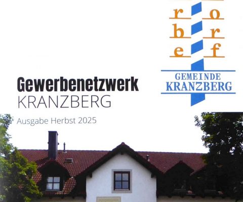 Die neue Broschüre „Gewerbenetzwerk Kranzberg“ stellt sich vor.