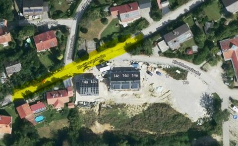 Sperrung der Kirchbergstraße voraussichtlich von Mitte Mai bis Mitte Juli 2026