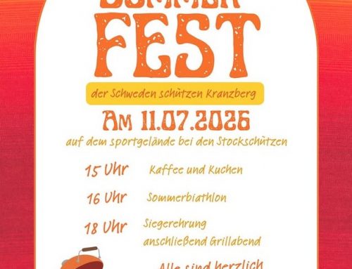 Sommerfest der Schwedenschützen Kranzberg am 11.07.2026 ab 15.00 Uhr