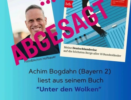 Abgesagt!!!! Lesung von Achim Bogdahn „Unter den Wolken“ in der Gemeindebücherei St. Quirin am 22.10.2026, 20 Uhr